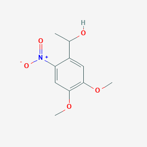 Benzenemethanol, 4,5-dimethoxy-alpha-methyl-2-nitro-