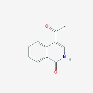 molecular formula C11H9NO2 B8804157 4-Acetylisoquinolin-1(2H)-one CAS No. 87275-00-1
