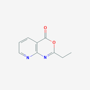 molecular formula C9H8N2O2 B8804170 2-Ethyl-4H-pyrido[2,3-d][1,3]oxazin-4-one CAS No. 330796-32-2