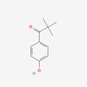 molecular formula C11H14O2 B8804193 1-(4-Hydroxyphenyl)-2,2-dimethylpropan-1-one 