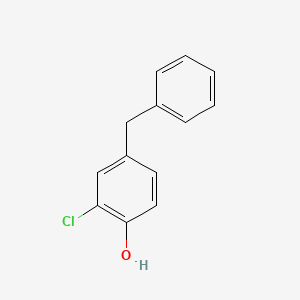 molecular formula C13H11ClO B8804227 4-Benzyl-2-chlorophenol CAS No. 31089-49-3
