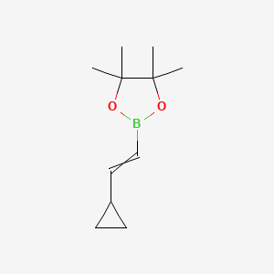 2-(2-Cyclopropylethenyl)-4,4,5,5-tetramethyl-1,3,2-dioxaborolane