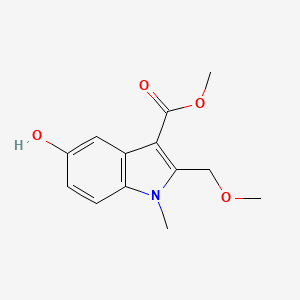 Methyl 5-hydroxy-2-(methoxymethyl)-1-methyl-1H-indole-3-carboxylate
