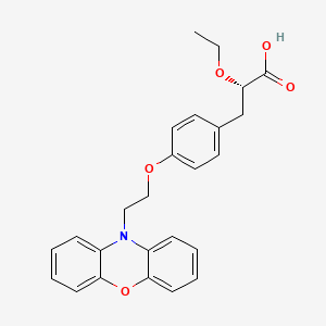 molecular formula C25H25NO5 B8804466 Ragaglitazar 