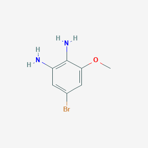 5-Bromo-3-methoxybenzene-1,2-diamine