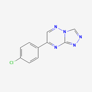 7-(4-Chlorophenyl)[1,2,4]triazolo[4,3-b][1,2,4]triazine