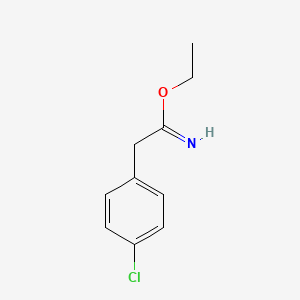 Ethyl 2-(4-chlorophenyl)ethanimidate