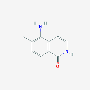 molecular formula C10H10N2O B8804711 5-amino-6-methylisoquinolin-1(2H)-one 