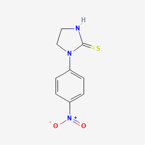 molecular formula C9H9N3O2S B8804717 1-(4-Nitrophenyl)imidazolidine-2-thione 