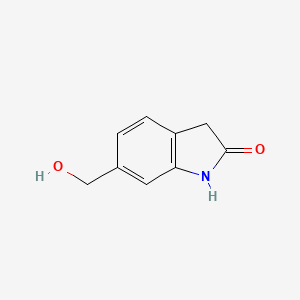 molecular formula C9H9NO2 B8804747 6-(Hydroxymethyl)indolin-2-one 