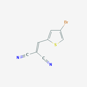 molecular formula C8H3BrN2S B8804771 4-Bromo-2-(2,2-dicyanoethenyl)thiophene 