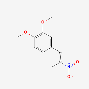molecular formula C11H13NO4 B8804820 3,4-Dimethoxy-beta-methyl-beta-nitrostyrene 