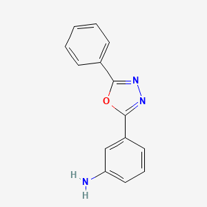 3-(5-Phenyl-1,3,4-oxadiazol-2-yl)aniline