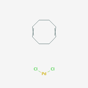 molecular formula C8H12Cl2Pd B8804852 Cycloocta-1,5-diene;dichloropalladium 