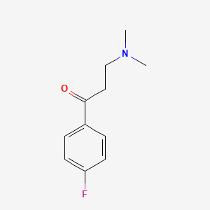molecular formula C11H14FNO B8804865 3-Dimethylamino-1-(4-fluoro-phenyl)-propan-1-one CAS No. 55831-59-9