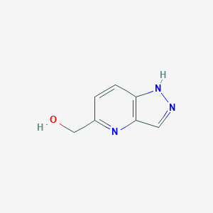 molecular formula C7H7N3O B8804880 (1H-pyrazolo[4,3-b]pyridin-5-yl)methanol CAS No. 1033772-24-5