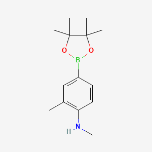 N,2-Dimethyl-4-(tetramethyl-1,3,2-dioxaborolan-2-yl)aniline