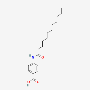 4-(Dodecanoylamino)benzoic acid