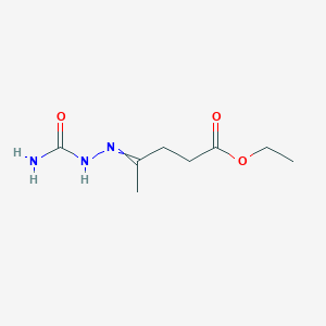 Ethyl 4-(carbamoylhydrazinylidene)pentanoate