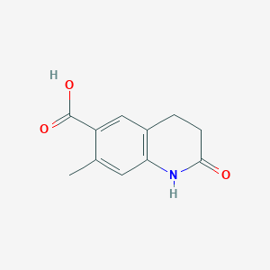 7-Methyl-2-oxo-1,2,3,4-tetrahydroquinoline-6-carboxylic acid