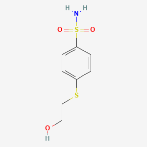 4-[(2-Hydroxyethyl)sulfanyl]benzenesulfonamide