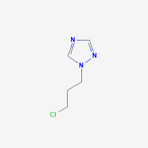 molecular formula C5H8ClN3 B8805062 1-(3-chloropropyl)-1H-1,2,4-triazole 