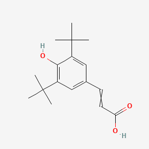molecular formula C17H24O3 B8805126 3,5-Di-tert-butyl-4-hydroxycinnamic acid, (E)- 