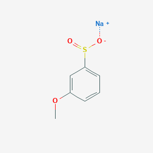 molecular formula C7H7NaO3S B8805199 Sodium 3-methoxybenzenesulfinate 