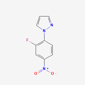1-(2-fluoro-4-nitrophenyl)-1H-pyrazole