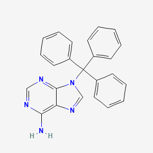 molecular formula C24H19N5 B8805278 9-Trityladenine CAS No. 21802-46-0