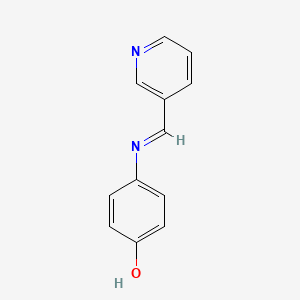 3-(4-Hydroxyphenyliminomethyl)pyridine