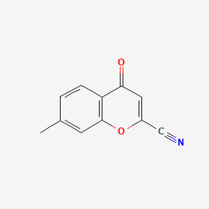 4H-1-Benzopyran-2-carbonitrile, 7-methyl-4-oxo-