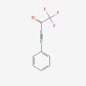molecular formula C10H5F3O B8805430 1,1,1-trifluoro-4-phenylbut-3-yn-2-one CAS No. 58518-08-4