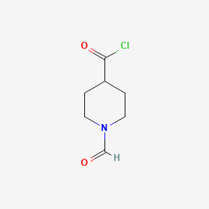 1-Formylpiperidine-4-carbonyl chloride