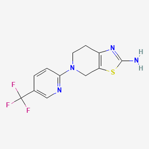 5-(5-(Trifluoromethyl)pyridin-2-yl)-4,5,6,7-tetrahydrothiazolo[5,4-c]pyridin-2-amine