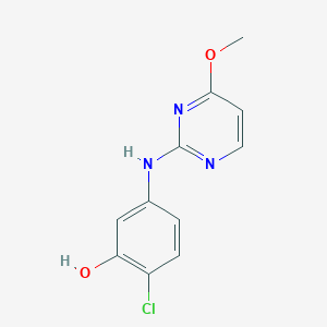 2-Chloro-5-((4-methoxypyrimidin-2-YL)amino)phenol