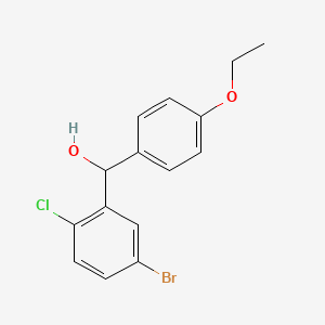 (5-Bromo-2-chlorophenyl)(4-ethoxyphenyl)methanol