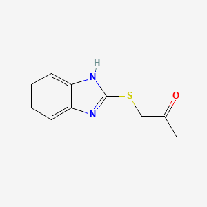 1-(1H-1,3-Benzodiazol-2-ylsulfanyl)propan-2-one