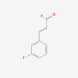 molecular formula C9H7FO B8805660 3-FLUOROCINNAMALDEHYDE 