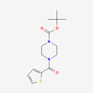 molecular formula C14H20N2O3S B8805665 tert-butyl 4-(thiophene-2-carbonyl)piperazine-1-carboxylate 