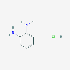 molecular formula C7H11ClN2 B8805691 2-Methylaminoaniline hydrochloride CAS No. 81684-80-2