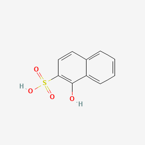 molecular formula C10H8O4S B8805700 2-Naphthalenesulfonic acid, 1-hydroxy- CAS No. 567-18-0