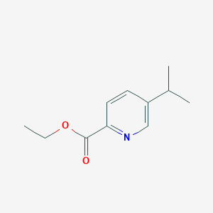 molecular formula C11H15NO2 B8805760 Ethyl 5-isopropylpicolinate CAS No. 108734-04-9