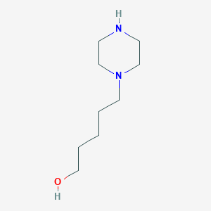 molecular formula C9H20N2O B8805775 1-(5-Hydroxypentyl)piperazine 