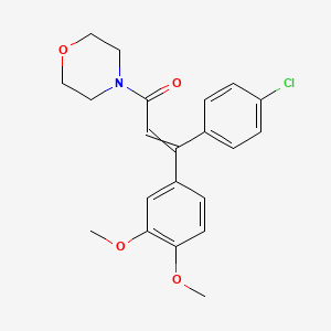 molecular formula C21H22ClNO4 B8805810 Dimethomorph 