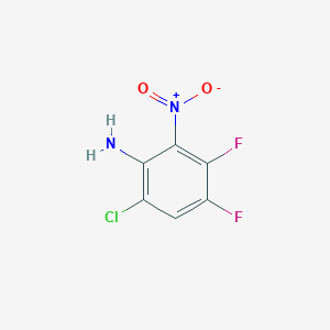 molecular formula C6H3ClF2N2O2 B8805840 6-Chloro-3,4-difluoro-2-nitroaniline 