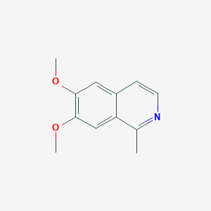 molecular formula C12H13NO2 B8805874 6,7-Dimethoxy-1-methylisoquinoline CAS No. 4594-02-9
