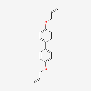 molecular formula C18H18O2 B8805889 4,4'-Bis(allyloxy)-1,1'-biphenyl 