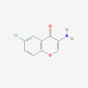 molecular formula C9H6ClNO2 B8805893 3-Amino-6-chloro-4H-chromen-4-one CAS No. 57240-55-8