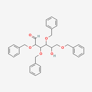 5-Hydroxy-2,3,4,6-tetrakis(phenylmethoxy)hexanal
